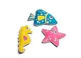 BS Toys Tauchtiere Set – Buntes Wasserspielzeug für Kinder – 3 Meerestiere zum Tauchen & Schwimmen – Tauchspielzeug für Pool, Schwimmbad, Strand & Sommer – Ab 3 Jahren