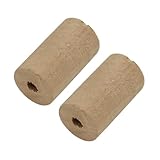 Mipcase 2 Stück Piccolo Korken aus Natürlichem Kork Schutzstopfen für Flöten Zubehör Langlebig und Formbeständig für Anfänger und Profi Musiker