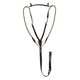 Bambon Acaval aus italienischem Leder und Nylon, rund, Größe und Farben sortiert, COB, braun, 1