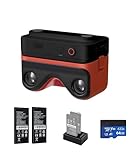 KanDao 3D Digitalkamera, 2.54' Touchscreen 60Mbps Stereoskopische Kamera, Bildstabilisierung Stabilisierung, 3D Foto & Video, Vlog VR Kamera, QooCam EGO, Schwarz, Reise-Kit