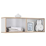 roba Wandregal 'Caro' passend zur Wickelkommode 'Caro', Hängeregal für Kinderzimmer, lichtgrau, Holz
