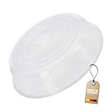 Westmark Mikrowellenteller-Abdeckhaube, Rund, ø ca. 25 cm, Höhe ca. 6,3 cm, Kunststoff, Farbe: Transparent, 22452270