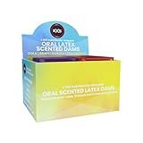 EXS | Lecktücher | Oral Dam | Latex-Schutztücher | Intimpflege Damen | Mehr Sicherheit und Vergnügen | Erdbeere | 10er-Pack