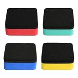 Whiteboard-Radiergummi, magnetisch, 5 x 5 x 1,7 cm, trockene Whiteboard-Radierer für Büro, Klassenzimmer, Schule, Zuhause, Whiteboard-Radierer, magnetisches Reiniger-Set