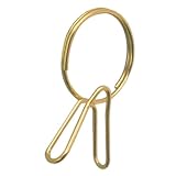 Generisch Taschenschlüsselkette - Edelstahlschlüsselkette | Schlüsselbund -Taschenclip, resistent und kompakt, leichtes Design, Hosentasche, Gürtel und Taschen