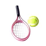HONMEET Tennisschläger Und Tennisball Modell Set Für Zufällige Farben Perfekt Tennis Übungsgerät Für Anfänger Ideal Für Spaß Im Freien Und Training
