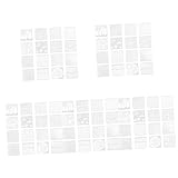 LALAFINA 5 Sätze Vorlage Für Landschaftsmalerei Schablonen Für Wandbemalung Schablonen Für Wandmalerei Große Schablonen Schablonenpapier Bastelzeichnungsvorlage Diy-vorlagen 16 Blatt * 5