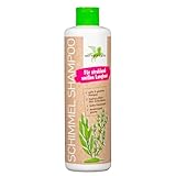 Bense & Eicke Schimmel Shampoo 500ml, Perlglanz Pferdeshampoo für weiße und helle Pferde, milde Reinigung mit Panthenol, Salbei, Thymian und Beifuß