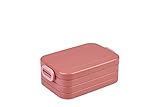 Mepal - Lunchbox Take a Break Midi - Brotdose to Go - Für 2 Sandwiches oder 4 Brotscheiben - Meal Prep Box - Essensbox mit Unterteilung - Spülmaschinenfest - 900 ml - Vivid Mauve