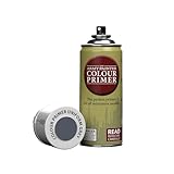 The Army Painter Colour Primer, Uniform Grey 400 ml Grundierung Spray, Primer Spray, Acryllack Spray für Fantasy Model Miniaturen Bemalen und Warhammer Figuren