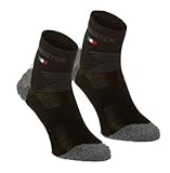 KONUSTEX Leichte Socken Polypropylen schwarz BIKE-RUN 12 Paar, Schwarz , 46