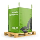 Bentonit Tonmineral - 1000 kg für 10.000 m2 - Hochwertiger Bentonit-Sandbodenverbesserer Für Garten Und Landschaftsbau - Optimiert Wasserspeicherung - Organifer