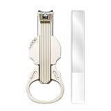 Nagelknipser Für Männer, Spritzschutz Finger- Und Zehennagelknipser Nagelknipser, 2-in-1 Nagelschere Mit Vergrößerungsglas, Nagelpflege Für Unisex Und Senioren