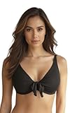 VIVISENCE Bikini Oberteil Damen Bademode Bikini BH Starker Halt 3202, Schwarz,90E