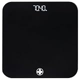 Reliance Medical Digitale Körperwaage, Professionelle Waage mit LED-Anzeige, Ultraflaches Design, Präzises Gewichtsmanagement, Badezimmerwaage, Größe L 26cm x B 26cm x H 2,3cm, 1 Stück