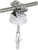 Dehn+Söhne Leitungshalter 274 160 NIRO f. Rd 8-10 mm Leitungshalter für Blitzschutz 4013364123380 (3 Stück Leitungshalter)