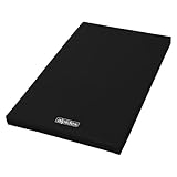ALPIDEX Matte Turnmatte Sportmatte Gymnastikmatte 200 x 120 x 8 cm mit Antirutschboden RG 20 (sehr weich), Farbe:schwarz