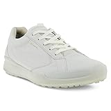 ECCO Herren 2023 M Golf Biom Hybrid Spikeless Water Resistant Leder Golfschuhe, weiÃŸ, 43 EU