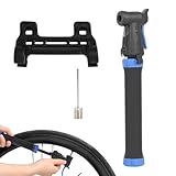 Kompakte Fahrradpumpe, tragbare Mini-Luftpumpe für Reisen, Radfahren, manuelles Zubehör mit hohem Druck für aufblasbare Männer Frauen Luftballons und Bälle
