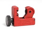 ROTHENBERGER Industrial MiniCut Rohrabschneider | Ø 3mm - 22mm (1/8' - 7/8') | Rohrtrenner | Rohrschneider für Kupfer-, Messing-, Aluminium- und dünnwandigen Stahlrohre 070640E