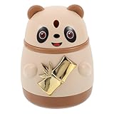 TOPBATHY Zahnstocherhalter Wasserspender Panda Neuheit Zahnstocherspender Automatischer Zahnstocherbehälter Automatischer Zahnstocher Organizer Automatische Zahnstocheraufbewahrung