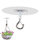 3 Stk Selbstklebende Wandhaken, Schwerlastfähig, Extra Stark für Blumentöpfe und Pflanzen, Mit Sicherung, Ohne Bohren