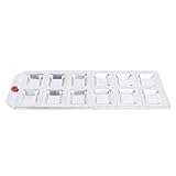 Fafeicy Aluminiumlegierung Pasta Maker Square Ravioli Maker Praktische 12 Löcher Knödel -Werkzeug für Familienessen