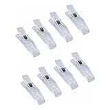 8 Clips für Plissee-Jalousien, transparente Kunststoff-Jalousien-Clips für Fenster, temporäre Fensterrollos, Schattierungen, Clips, die Vorhänge halten