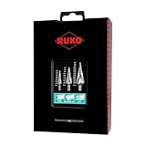 RUKO Stufenbohrersatz HSS spiralgenutet Gr. 0/9 / 1/2 3tlg. in Kunststoffkassette - 101026RO