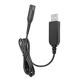 Tiardey 12V USB-Rasierer-Ladegerät für Braun-Rasierer, Ladekabel, 301S3, S5, S6, S7, S8, S9-Serie, Herren-Elektrorasierer Braun