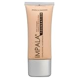 IMPALA | Lang anhaltende Make-up-Grundierung Farbe 01 | Voll abdeckende Make-up-Grundierung | Wasserfestes Make-up | Kollagen und Vitamin E | Make-up-Grundierung mit Sonnenschutz | UV-Lichtfilter