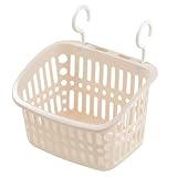 Yeory Dusch-Caddy-Hang, Plastikhänge-Aufbewahrungskorb mit Haken und Entleerlöchern, platzsparende kleine Duschkörbe für Bad, Küche, Wohnheim, Lagerkorb