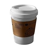 Eventerde Abfalleimer – Abfalleimer Design Kaffeetasse mit Schwingdeckel, Klappdeckel, große Kapazität für Badezimmer, Garten, Büro, Küche, Schlafzimmer und enge Räume