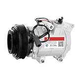 PYQMZTRV Auto-Luft-AC-Kompressor, kompatibel for Mazda 3 2.0L HCC-HS18N HS-18N HS18 F500-RN8AA-04 HCCF500RN8AA04 BBM4-61-450B BBM461450B 5PK 12V