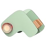 DRESSOOS Haartrocknerhalter Badezimmerregale Stand Kanister Diffusor machen Korb föhn halter föhnhalter Wandhalterung für Haartrockner Haarwerkzeughalter für das Badezimmer Abs Light Green
