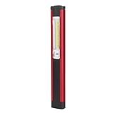 Beufee Wiederaufladbare LED -Arbeitslichter, USB -COB -Arbeitslicht tragbarer Taschenschobs Flutlicht Taschenlampe Notfall Lampe Weiß und Rotlicht