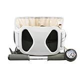 HGDUYC Aufblasbarer Dekompressionsgürtel, reduziert die Belastung der Lendenwirbelsäule, für Bauchstraffung/Unterstützung/Stressreduzierung (S)