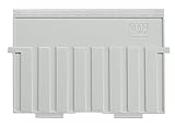 HAN Stützplatte DIN A5 quer, für HAN Karteitröge und Karteikästen, Lernbox, Lernkartei, Trennplatte, 5er Packung, 9025-11, lichtgrau