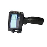 AYJYZHIAG für Text QRCode/Barcode/Chargennummer/Datum/Bild Bis X0 12,7 mm Mehrsprachiger Code Datum Nummer Logo Ablaufdatum Etikett Plastikkarton Hand Jet Handheld Thermo-Tintenstrahldrucker(Purple)