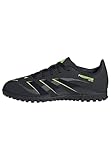 adidas Unisex Predator Club Turf Football Boots, core Black/Carbon/Lucid Lemon, 43 1/3 EU