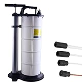 Ölabsaugpumpe 7L Absaugpumpe Handpumpe mit 4 Schläuchen 4 6 8 10mm Absaugpumpe Öl Bremsenentlüftungsgerät Flüssigkeitsabsaugpumpe für Fahrzeugölwechsel Motorölwechsel