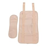 Rizinusöl-Packung, Verstellbar, Wiederverwendbar, Waschbar, Rizinusöl-Wickel für Taille und Hals (Khaki)