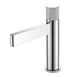 Wasserfall Waschtischarmatur Chrom Waschbeckenarmatur Bad Armatur Badezimmer Wasserfall mit Kaltes & Heißes Wasser