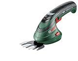 Bosch Akku Grasscheren Set Isio (3,6 Volt, Messerlänge 12 cm, Messerabstand 8 mm, in Softcase)