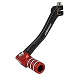 JFG RACING Motorrad Schalthebel,Klappschalthebel aus CNC Aluminium für 50cc-125cc Dirt Pit Bike XR50 CRF50 XR70 CRF70 XR110 CRF110-Rot