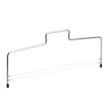 Forevat Tortenschneider, Professioneller Tortenbodenschneider 32 cm, Edelstahl Kuchenschneider höhenverstellbar, Doppellagiger Schneiddraht, für gleichmäßige Tortenschichten