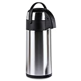 Edelstahl Airport Pumpkanne Thermoskanne Isolierkanne Kaffeekanne 5 Liter