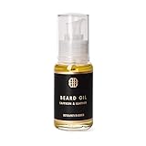 Benjamin Barber Beard Oil for men 50 ml - Saffron & Leather - weichmachendes Öl für einen gepflegten Bart, schwedisches Öl mit maskulinem Duft - Bartöl gentlemen