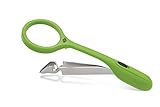 Wedo 271791211 Zeckenzange Quickex (mit Lupe und LED-Licht, Metallgreifarm) grün