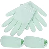 Beavorty 4 Gel-Handschuhe waschbare nachtpflege Socken für sockenschuhe feuchtigkeitsspendende handschuhe für damen trockene hände feuchtigkeitsspendende handschuhe befeuchten